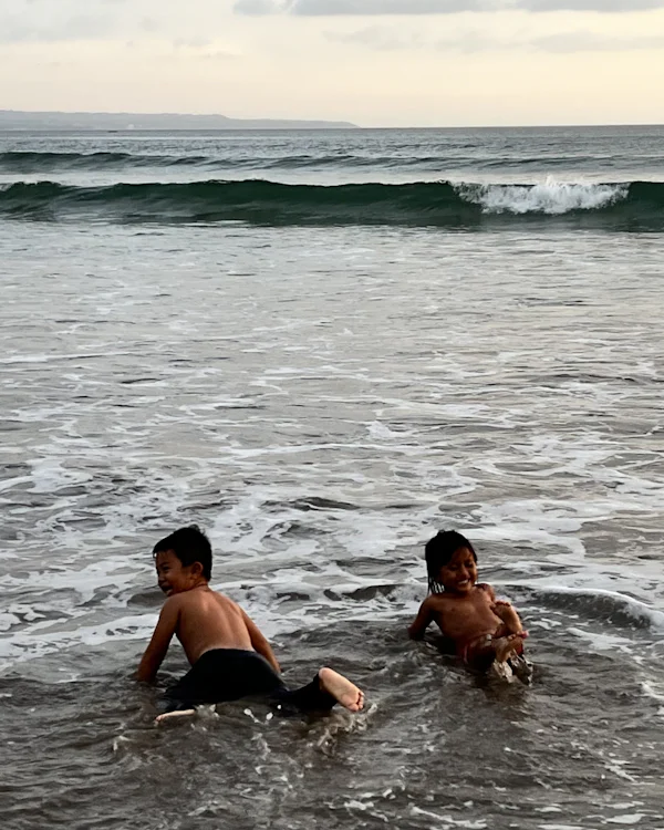 Sunset swims